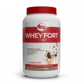 Whey Protein Vitafor Whey Fort Isolado e Concentrado Cookies & Cream 900g
