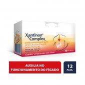 Xantinon Complex Acetilracemetionina 40mg + Citrato de colina 53mg + Betaína 50mg 12 Flaconetes