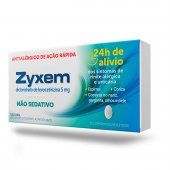 Zyxem Dicloridrato de Levocetirizina 5mg 10 comprimidos