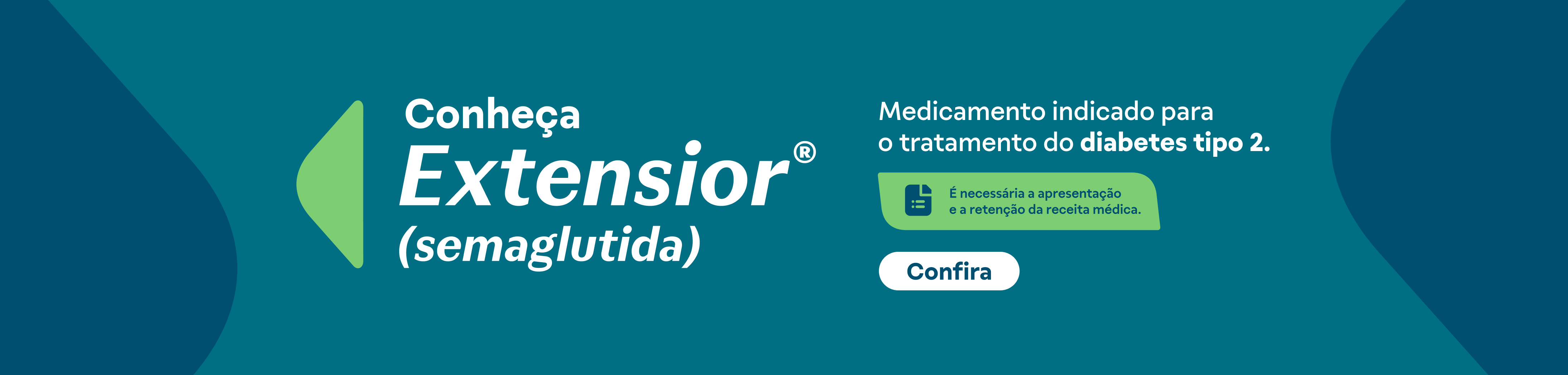Extensior(semaglutida) - Medicamento indicado para o tratamento do diabetes tipo 2.
