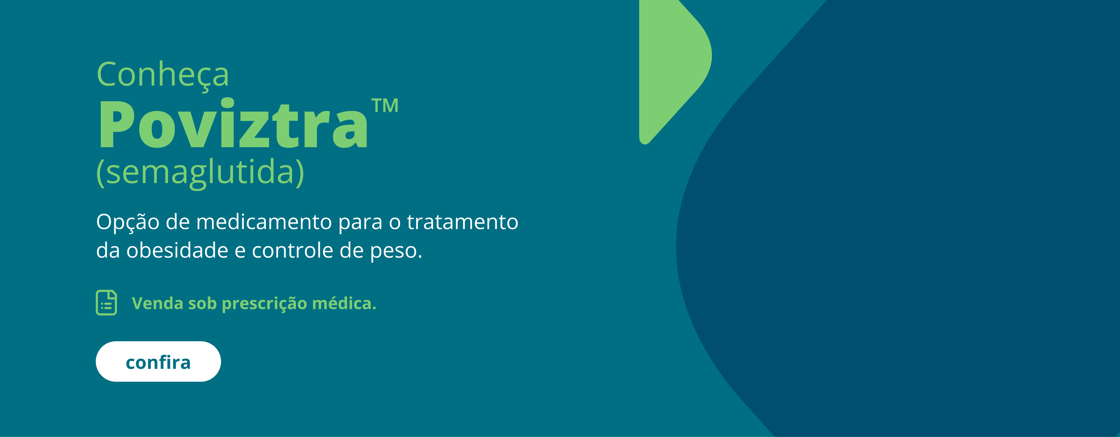 Chegou Poviztra™! Novo medicamento para o tratamento da obesidade e controle de peso.