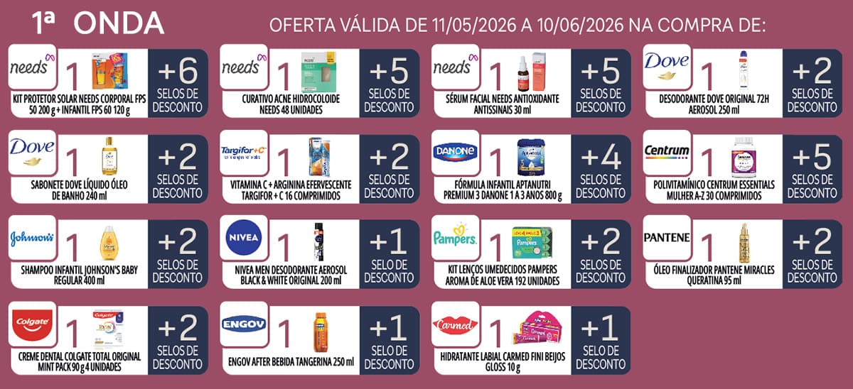No ritmo dos selinhos - Produtos aceleradores - Drogasil