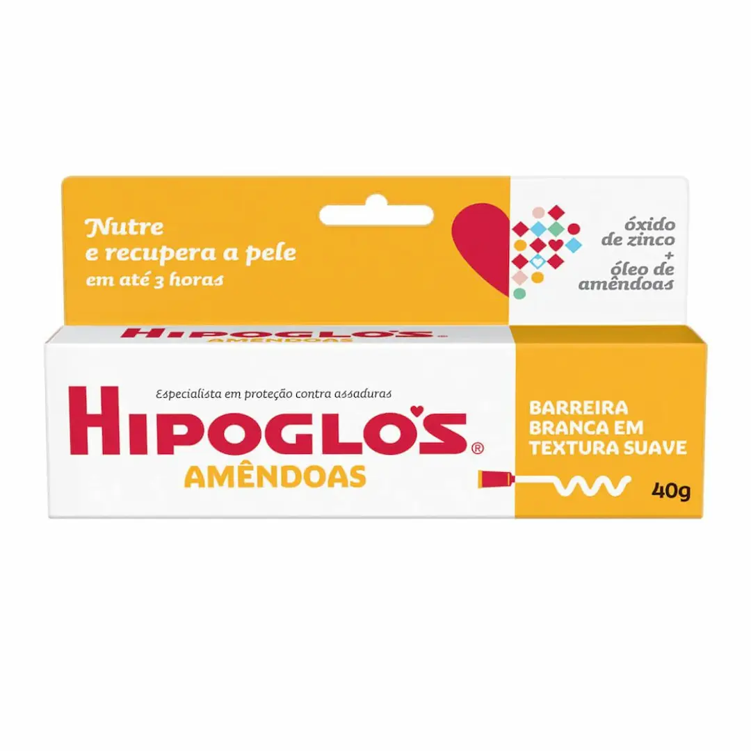 HIPOGLOS CREME CONTRA ASSADURAS AMENDOAS NUTRE E RECUPERA 40G