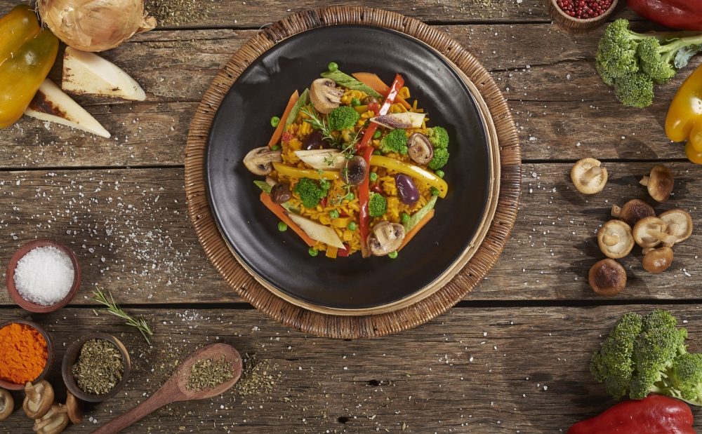 paella vegetariana