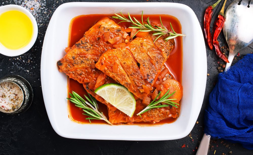 cação ao molho de tomate