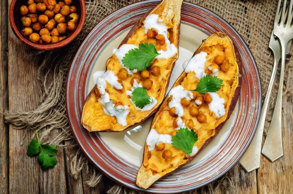 batata doce recheada