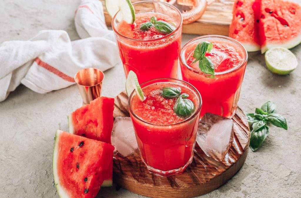 suco de melancia com cranberry
