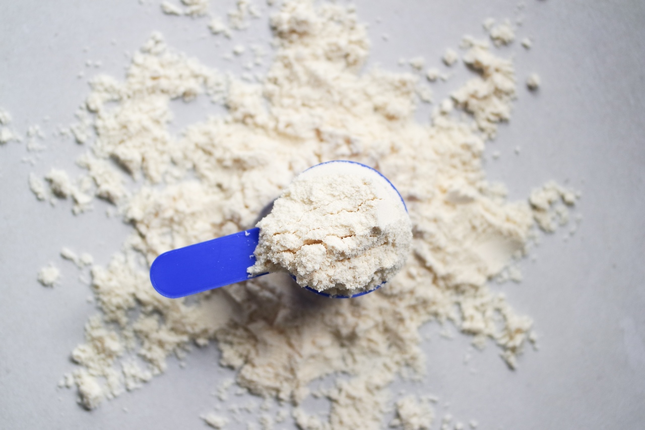 substituir o whey por leite em pó