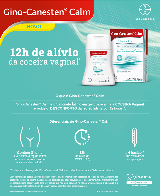 Sabonete Íntimo em Gel Gino-Canesten Calm com 100ml | Droga Raia